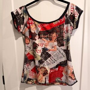 Reversible Elegant Printed Blouse